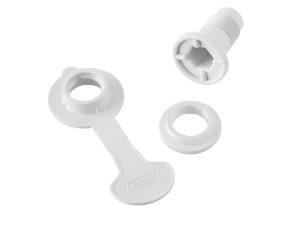 Cooler Drain Assembly, White