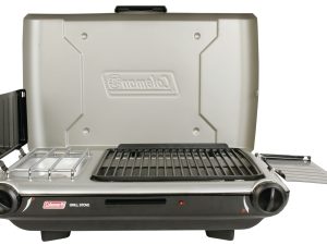 Deluxe Tabletop Propane 2-in-1 Grill/Stove, 2-Burner