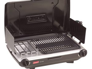 Tabletop Propane Gas Camping Grill/Stove, 2-Burner