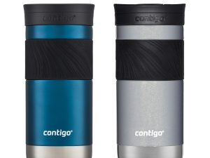 Contigo&reg; Byron 2.0 Stainless Steel Travel Mug with SNAPSEAL&trade; Lid and Grip, 16oz, 2-Pack